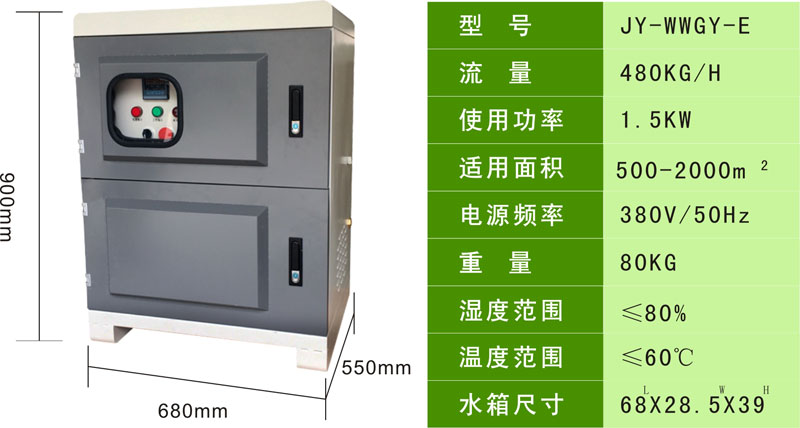 霧森系統(tǒng)產品參數